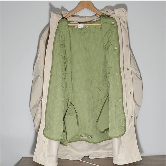 NEW Nike Life Therma-FIT 3-in-1 Hooded Parka Jacket Rattan Light Tan DQ4926-206 - Picture 5 of 15